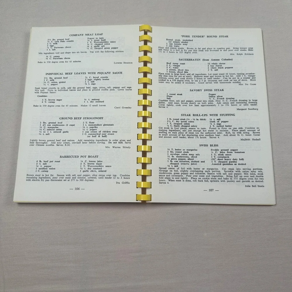 Making Of Many Evangelical Covenant Church Vintage Cookbook Des Moines Iowa 1971
